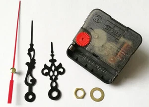 Replacement Quartz Wall Clock Movement Mechanism Motor DIY Repair Part Kit Black - Picture 1 of 8