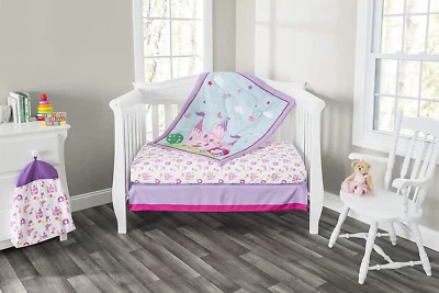 Princess Storyland 3-Piece Girls Crib Bedding Set - Everyday Kids - Image 1 of 4