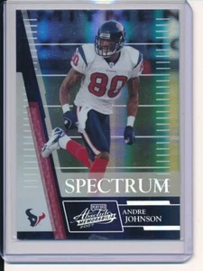 Absolute Memorabilia 2007 Andre Johnson Spectrum paralelo #/D 6/100 - Imagen 1 de 1