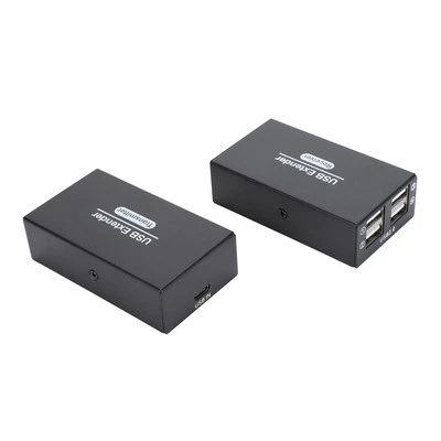 USB Extender 262ft Over Single Ethernet Cat5e 6 7 USB RJ45 LAN Extender With Hot - Bild 1 von 4