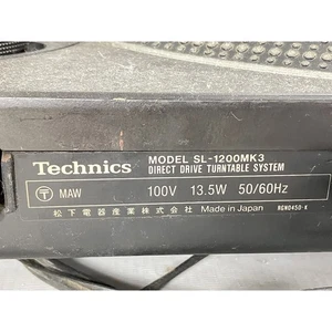 Technics SL-1200MK3 Direct Drive Turntable Record Player Used W10541780 - Picture 1 of 11