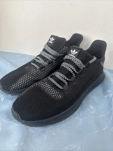 Adidas Sneakers Tubular Shadow Black White Men’s Size 9 - Picture 1 of 9