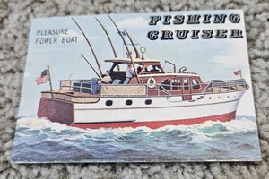 Rails and Sails Topps Trading Card 1955 Fishing Cruiser # 153 - Picture 1 of 2