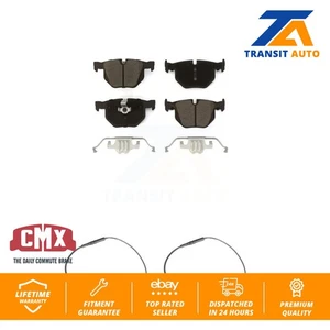 Kit de pastillas de freno de disco de cerámica trasera y sensor de desgaste para BMW 530xi 535i xDrive 535xi - Imagen 1 de 11