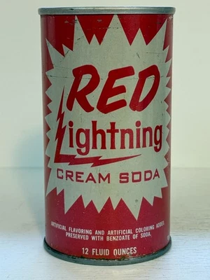Lata de refrigerante creme Red Lightning - Imagem 1 de 4