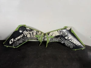 03-07 Kfx400 Side Plastic Tank Cover Left & Right Side Set Green - Bild 1 von 15