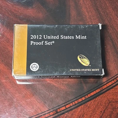 2012 S US Mint 14 Coin Clad Proof Set Original Box and COA Complete - Image 1 of 4