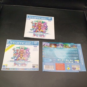 Phantasy star online original Dreamcast Artwork  Cover manual Only FREE POST 