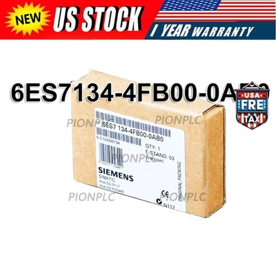 New Siemens 6ES7134-4FB00-0AB0 6ES7 134-4FB00-0AB0 SIMATIC DP ELECTRONIC MODULE - Image 1 of 4