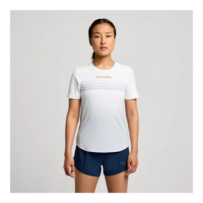 Ropa de manga corta Saucony Endorphin para mujer Foto 1 de 4