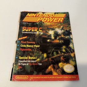 Nintendo Power Volume 12 Super C Magazine Issue Strategy Guide Book NES