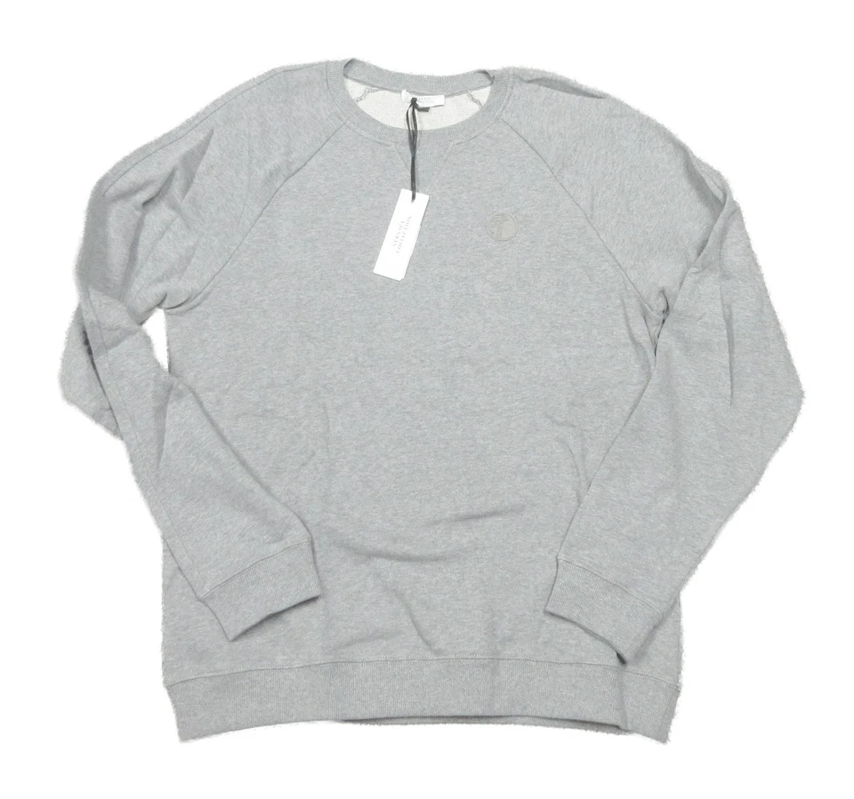 Versace Collection Gray Medusa Logo Graphic Crew-Neck Pullover Sweater $350 - Image 1 of 4