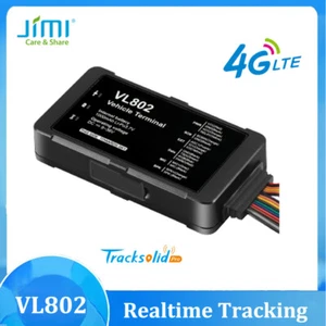 Jimi VL802 4G Tracker Bluetooth LTE Vehicle GPS Locator Real-Time Tracking APP - Picture 1 of 8