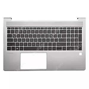 Für HP ProBook 450 G10 Handauflage Top Case Backlit Tastatur Silber N43874-001 - Bild 1 von 3