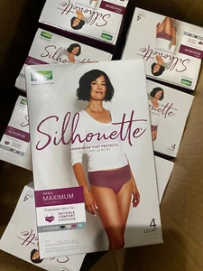 (8) Small Depends Silhouette Incontinence Underwear Women Maximum 4 Colors 32ttl - Picture 1 of 4