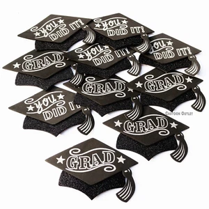 10 pc Graduation Cap Foam Decoration CENTERPIECE Girl Boy RECUERDOS CAP - Picture 1 of 9
