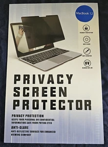 Anti Reflecting Privacy Screen Protection For MacBook 12" - Afbeelding 1 van 2