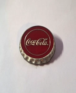 Coca Cola BOTTLE CAP Collector's Lapel Hat Pin - Picture 1 of 2