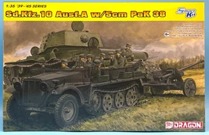 Dragon 1/35 6732 avec 6 figurines Sd.Kfz.10 Ausf.A avec 5 cm PaK 38 [Chine version limitée] - Photo 1 sur 5