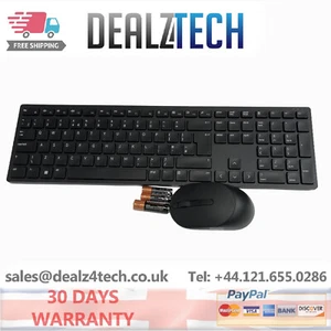 NEU Dell Pro Wireless Tastatur & Maus Set - Schwarz (KM5221WBKB-UK) - Bild 1 von 3