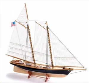 Bluejacket 1/4"=1' Schooner Yacht "America" 1851 model kit 1:48 Scale - Picture 1 of 24