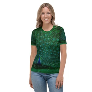 Beautiful Peacock Women's T-shirt - Picture 1 of 25