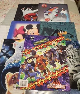 7 Vintage Coca Cola, Looney Tunes, Mead, kleine Soldaten, 3 Ring Ordner Ordner - Bild 1 von 9