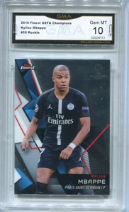 2019 Kylian Mbappe Finest Uefa Champions League Gem Mint 10 #50 - Picture 1 of 1