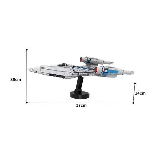 Star Trek USS Protostar NX-76884 Starship Model 491 pcs MOC Building ...