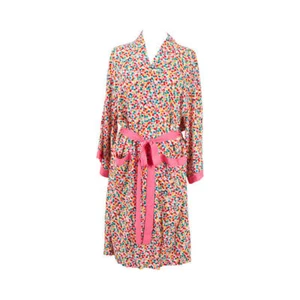 Annabel Trends Womens Oversized Long Sleeved Viscose Kimono Robe - Confetti - Picture 1 of 8