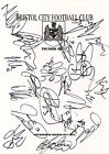 Bristol City - Multi Signed A4 Page - By 21 Players 2011/12 - Football