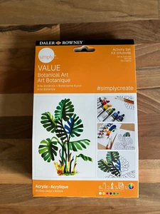 Daler Rowney Acrylic Activity Set Botanical Art Paint Kit - Picture 1 of 2