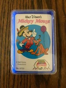 WALT DISNEY'S MICKEY MOUSE TOP QUARTETS CARD GAME 1980's - Picture 1 of 2