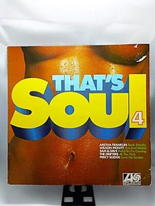 - That's Soul 4 Atlantic Label Compilation LP Vinyl/12 tracks/UK 1981/ EX - Picture 1 of 4
