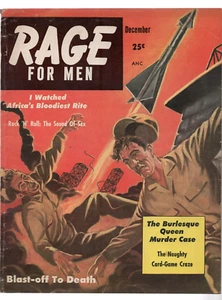 Rage For Men Vol. 1 #1 2.5 GD+ Elvis Sophia Loren 1956 Adventure Pulp - Picture 1 of 2