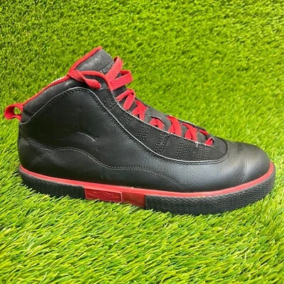 Nike Air Jordan X Auto Clave Niños Talla 7Y Negro Rojo Zapatos para Correr Tenis Foto 1 de 4