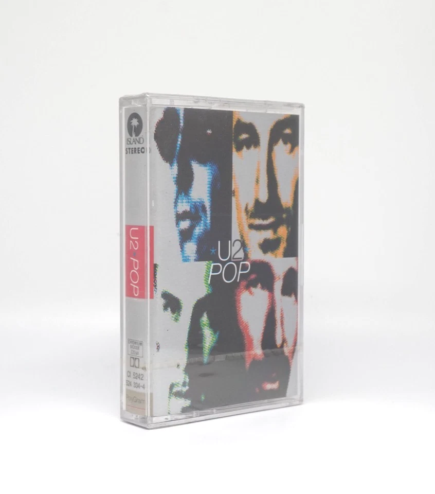 U2 Pop 1997 Korea Chrome Cassette Tape Sealed - Image 1 of 3