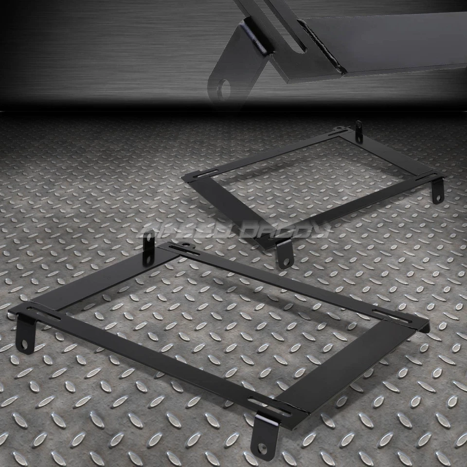 PARA 02-06 ACURA RSX DC5 PAR MONTAJE BAJO CARRERAS/ASIENTO CUBO SOPORTE ACERO EXTENSIBLE Foto 1 de 4