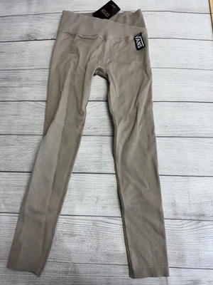 Vans Leggings Womens XS/S Mushroom MTE Crosspath Ribbed High Waist Pants - Image 1 of 4