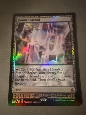 MTG Magic The Gathering FLOODED STRAND Foil MASTERPIECE ZENDIKAR EXPEDITIONS - Image 1 of 4