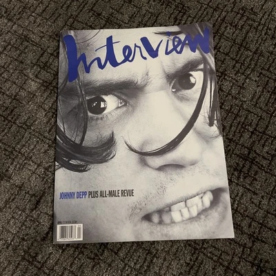Andy Warhol Interview Magazine Johnny Depp, April 1990 - Image 1 of 3