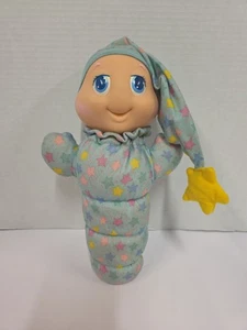Muñeca Playskool Glow Worm 1988 vintage funcionando estrellas azules pijama ¡Funciona! Gloworm - Imagen 1 de 7