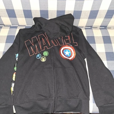 Sudadera completa con cremallera Marvel talla 8 para niños Foto 1 de 4