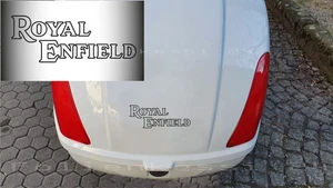 1 Aufkleber Schriftzug Outline RE Royal-Enfield Styling Bike Farbwahl R011 - Picture 1 of 5