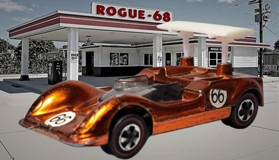 Hot Wheels Redlines Chaparral 2G, Orange, 1969 Grand Prix, Made in USA - Image 1 of 4