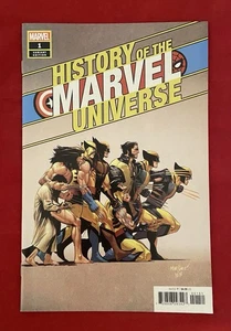 History of The Marvel Universe #1 1:50 David Marquez Incentive Variant Comics NM - Picture 1 of 5