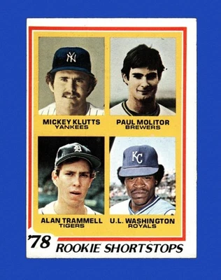 1978 年 Topps Set-Break #707 Paul Molitor Alan Trammell EX-EXMINT *GMCARDS* — 第 1/2 张图片