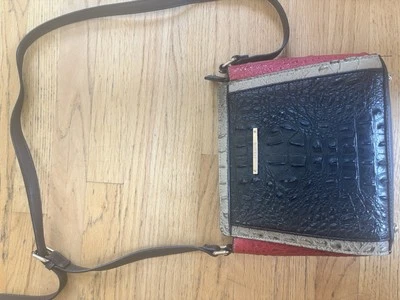 BOLSO BANDOLERA BRAHMIN CARRIE COCODRILO MULTICOLOR Foto 1 de 2