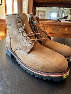 Ботинки простые мужские Chippewa Classic 2.0 6 дюймов 11 бурбон коричневый стальной носок кожаные кружевные - Изображение 1 из 4