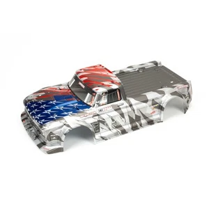 ARRMA INFRACTION 6S BLX Painted Body Silver/Red ARA410006 Car/Truck Bodies - Picture 1 of 1